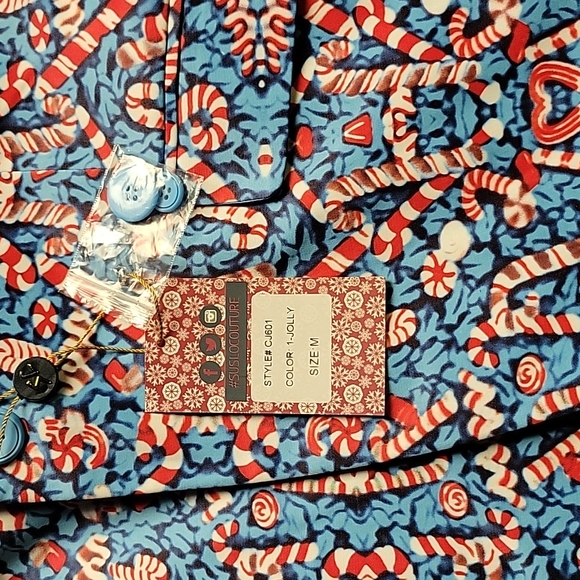 Suslo Couture Holiday Sports Coat sz M-40 - Picture 3 of 5